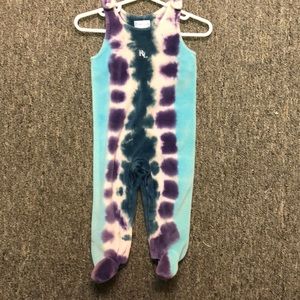 Baby one piece tiedye romper